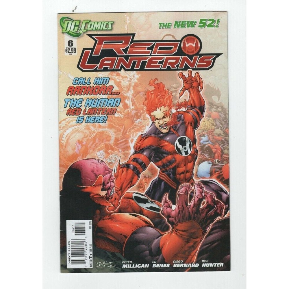 DC Comics The New 52 Red Lantern #6 Apr 2012 Rated T+ Comic Book